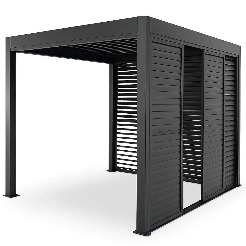 3m Aluminium Louvre Sliding Door System | All LuxShade™ & SplitZone™ 3x6 Compatible - Image 3