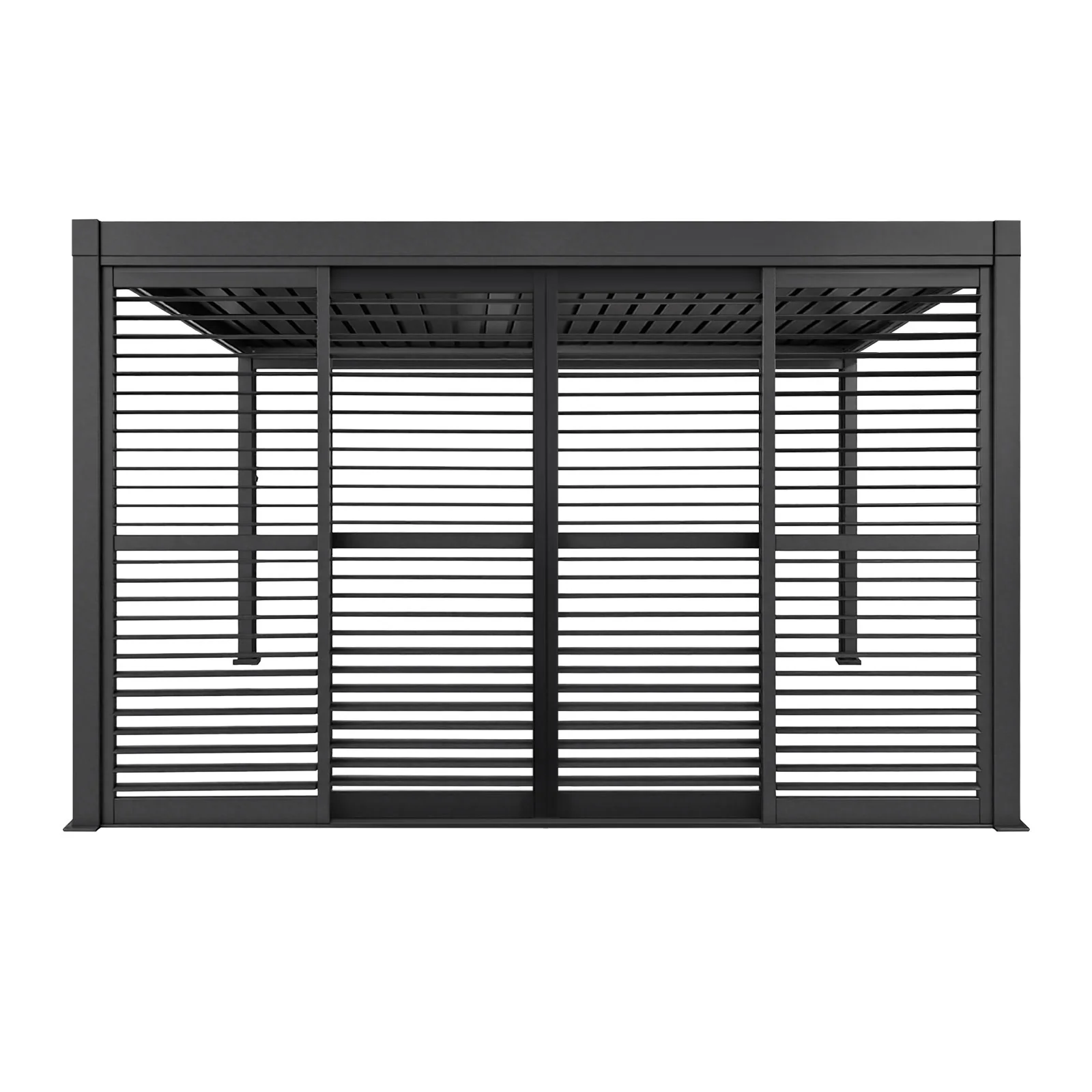 4m Aluminium Shuttered Louvre Sliding Door | LuxShade™ 3x4 Compatible - Image 10