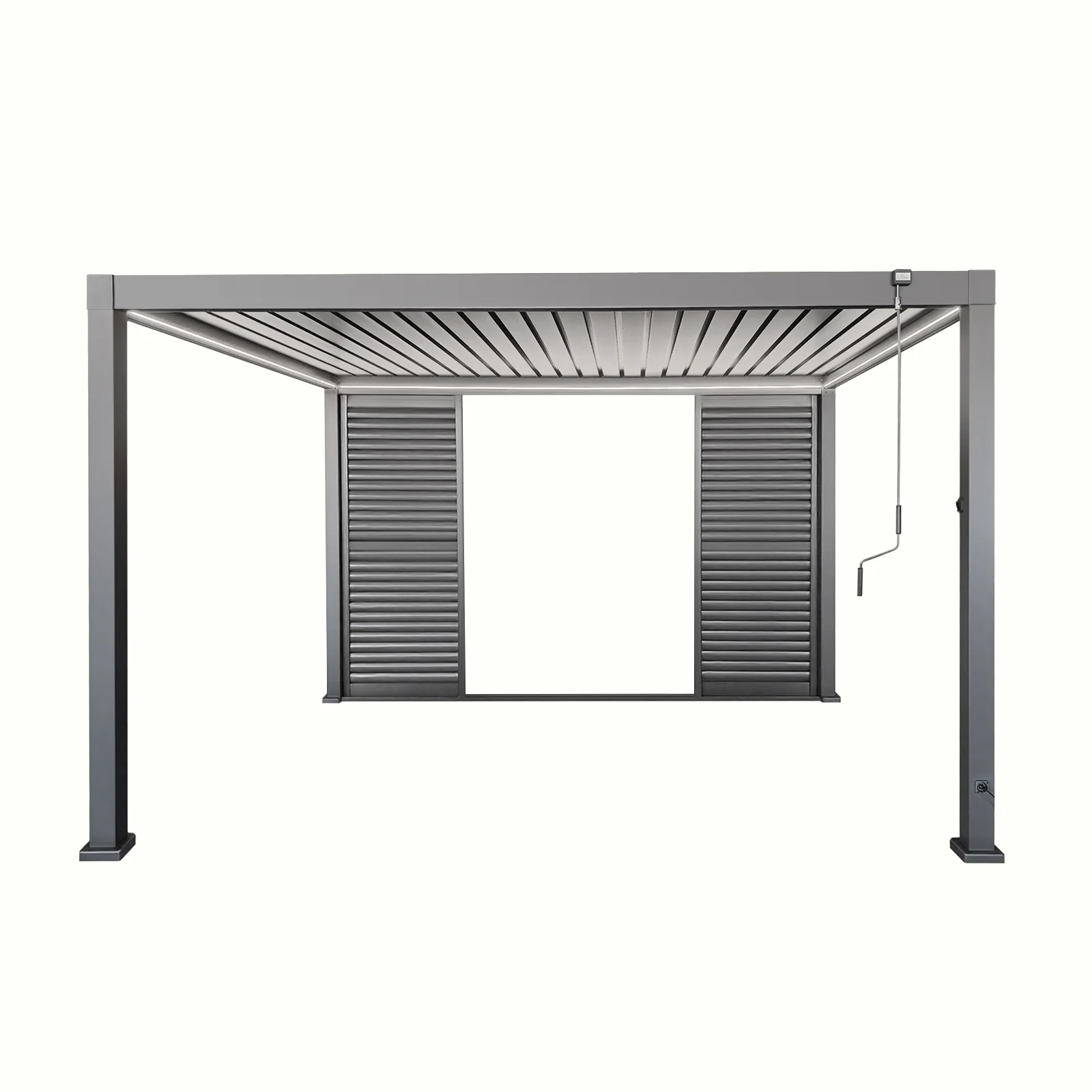 4m Aluminium Shuttered Louvre Sliding Door | LuxShade™ 3x4 Compatible - Image 14