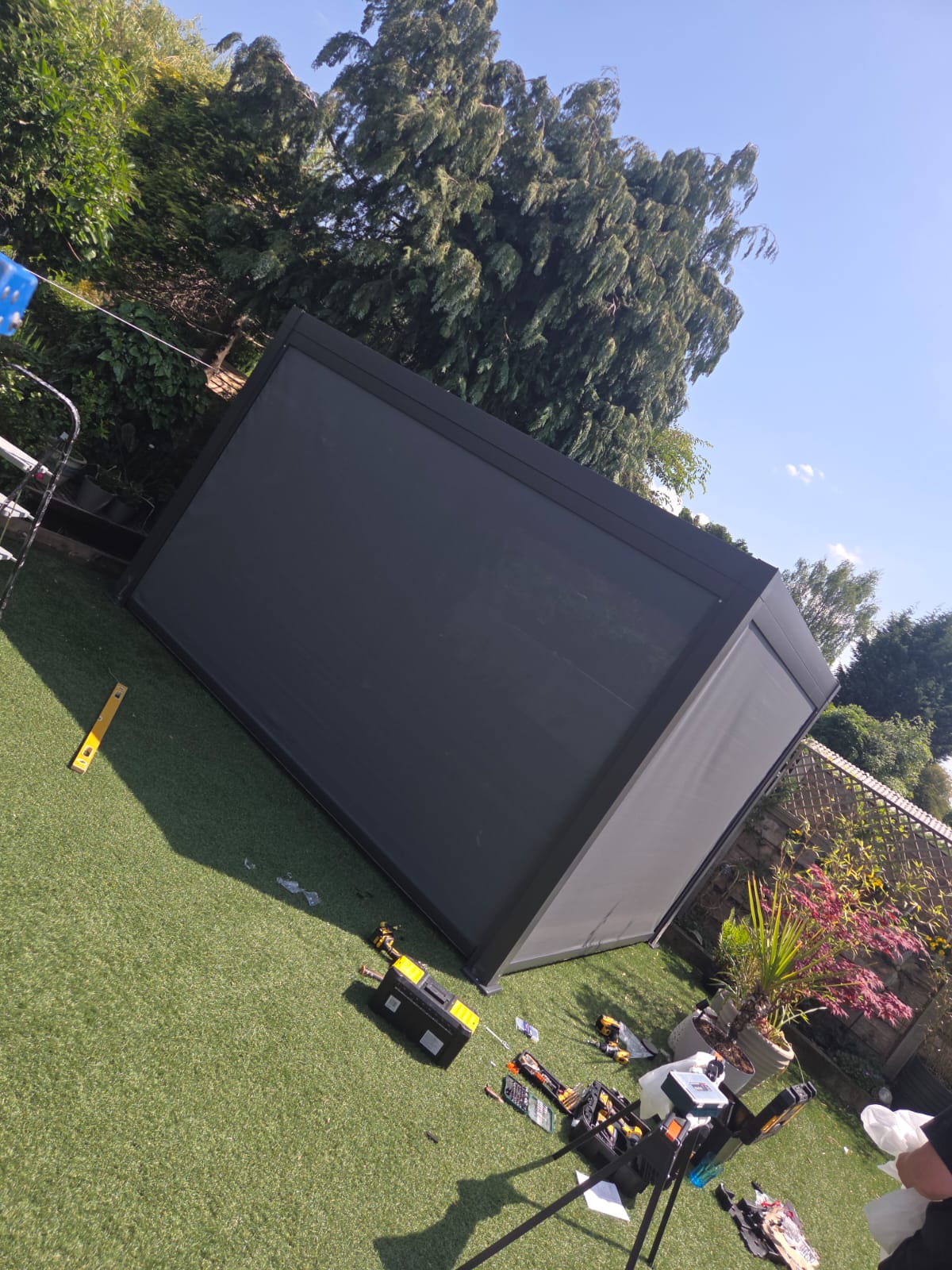 4m Retractable Privacy Windscreen Blind | LuxShade™ 3x4M Compatible - Image 5