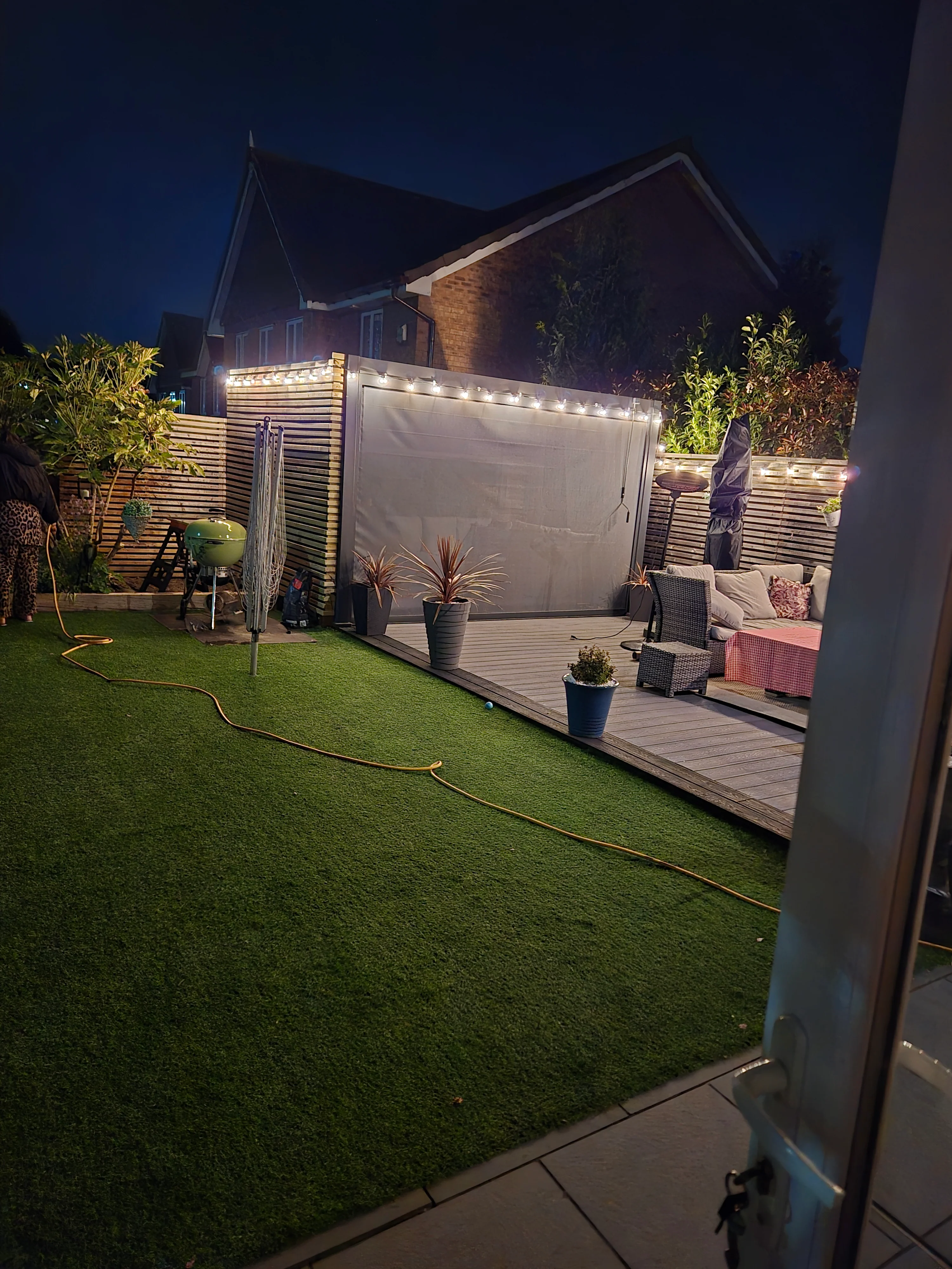 4m Retractable Privacy Windscreen Blind | LuxShade™ 3x4M Compatible - Image 3