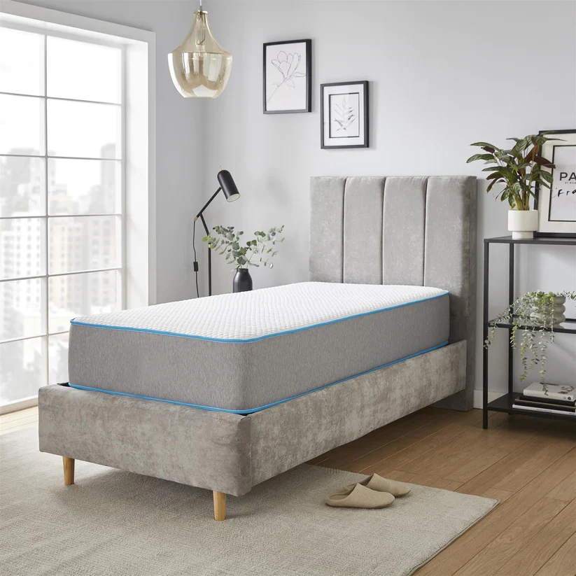 Soft Fabric Memory Foam Layer Open Coil 9" Mattress (Single, Double or King) - Image 3