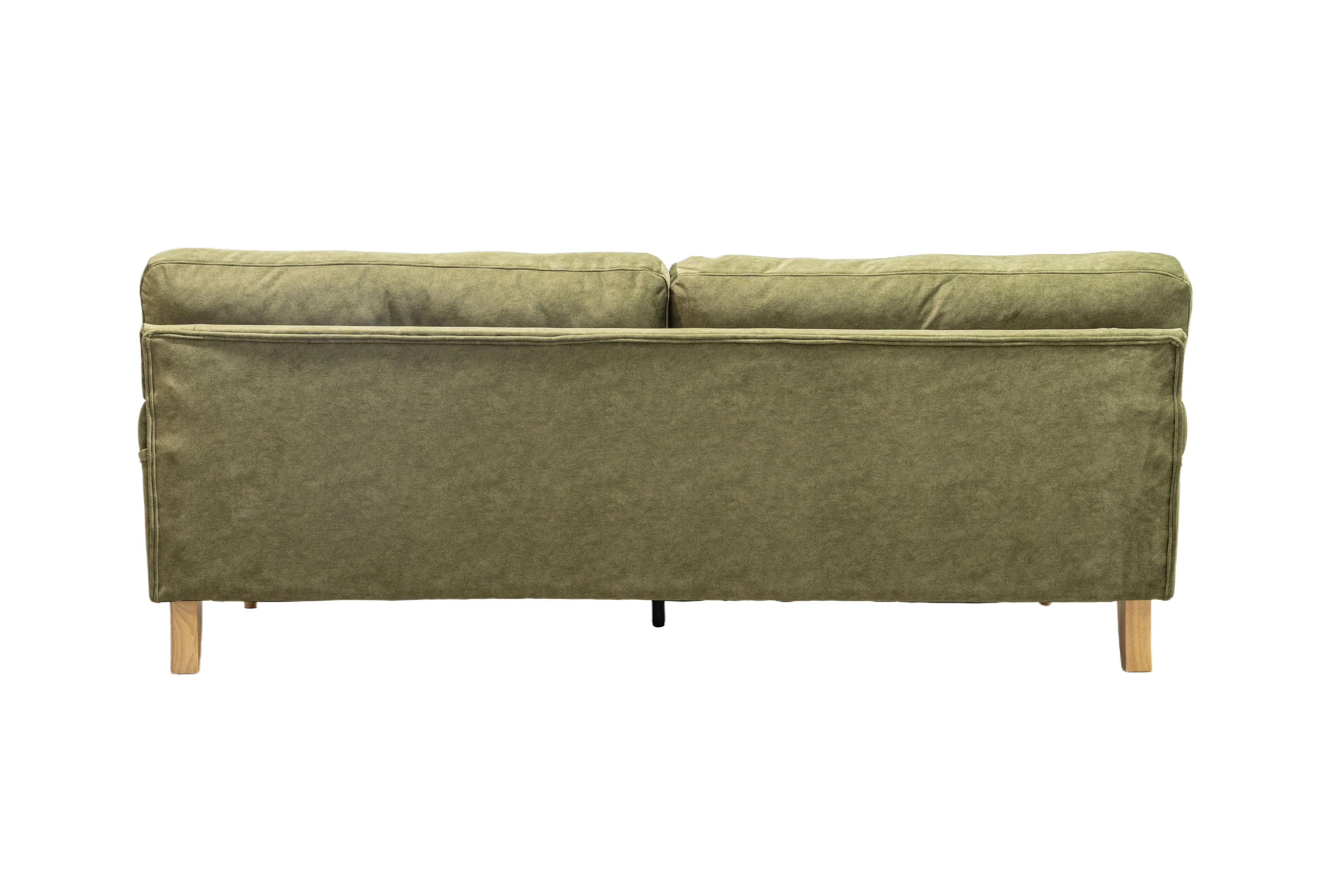Hattie 3 Seater Sofa | Green Plush Velvet - Image 6