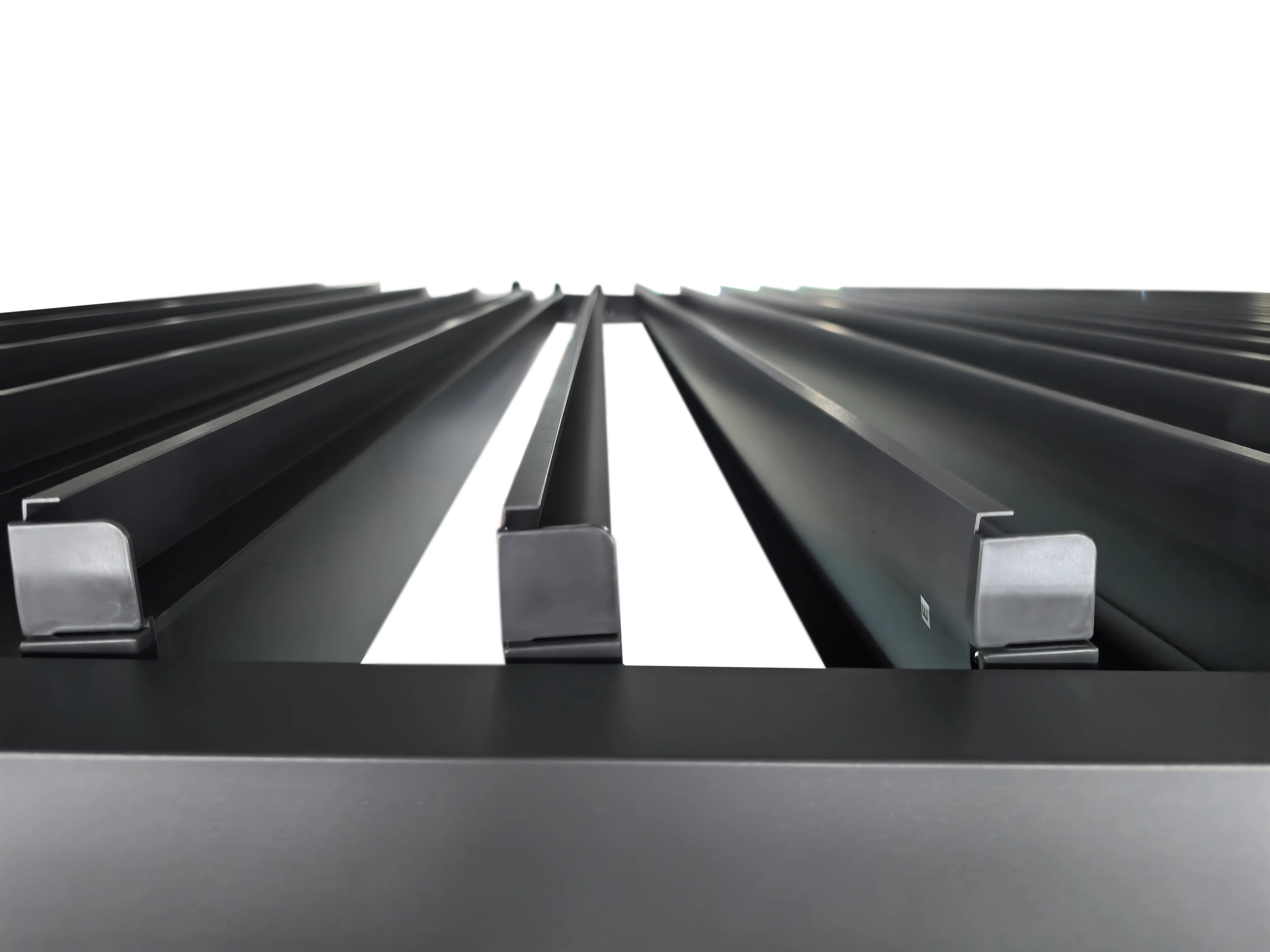 LuxShade™ 4×4m Aluminium Pergola with LEDs, Double-Layered Louvred Roof - Image 18
