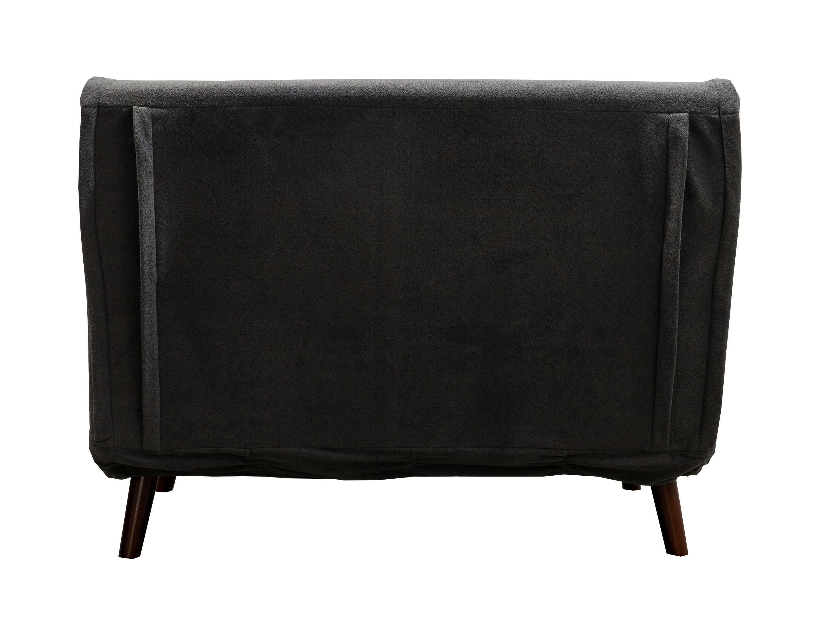 Pep 2 Seater Sofa Bed | Charcoal Bouclé "Teddy" Fabric 121 cm - Image 7