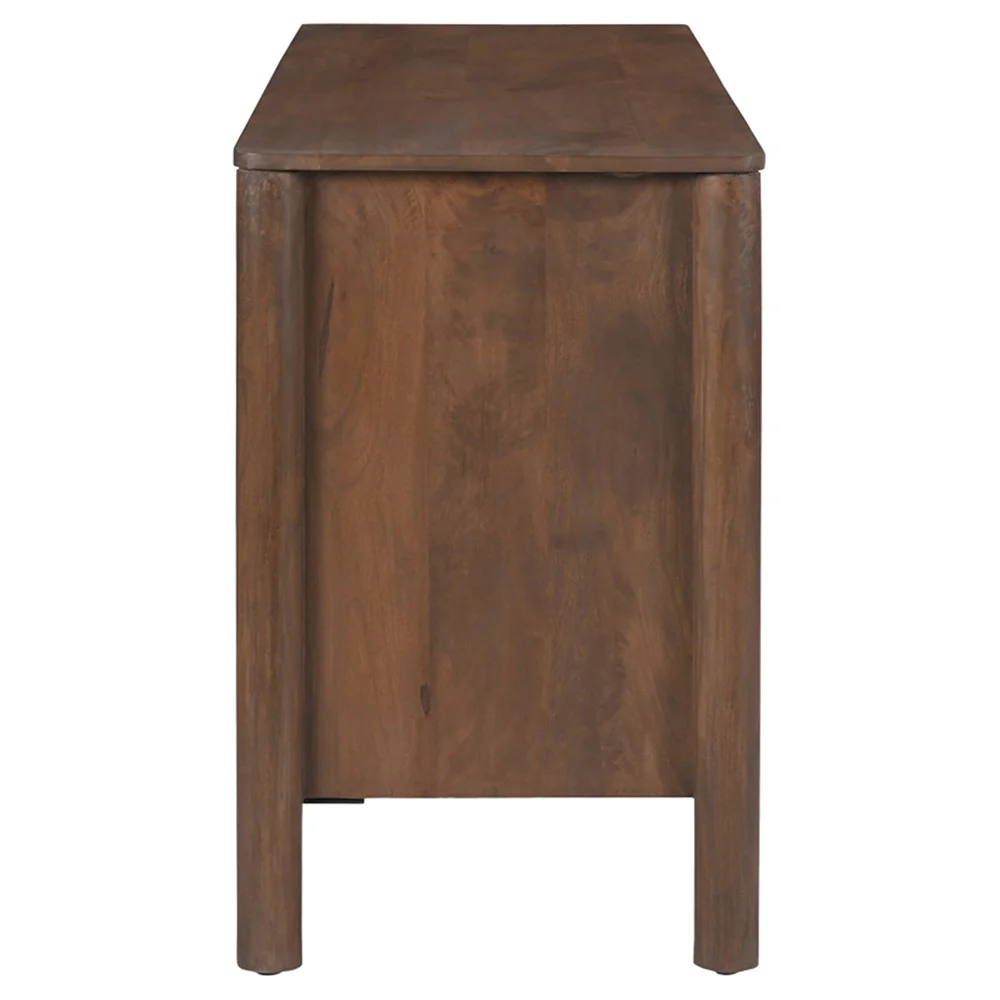 Savoy Solid Mango Wood Scalloped Sideboard – 2 Door, 3 Drawer (145 cm) - Image 7