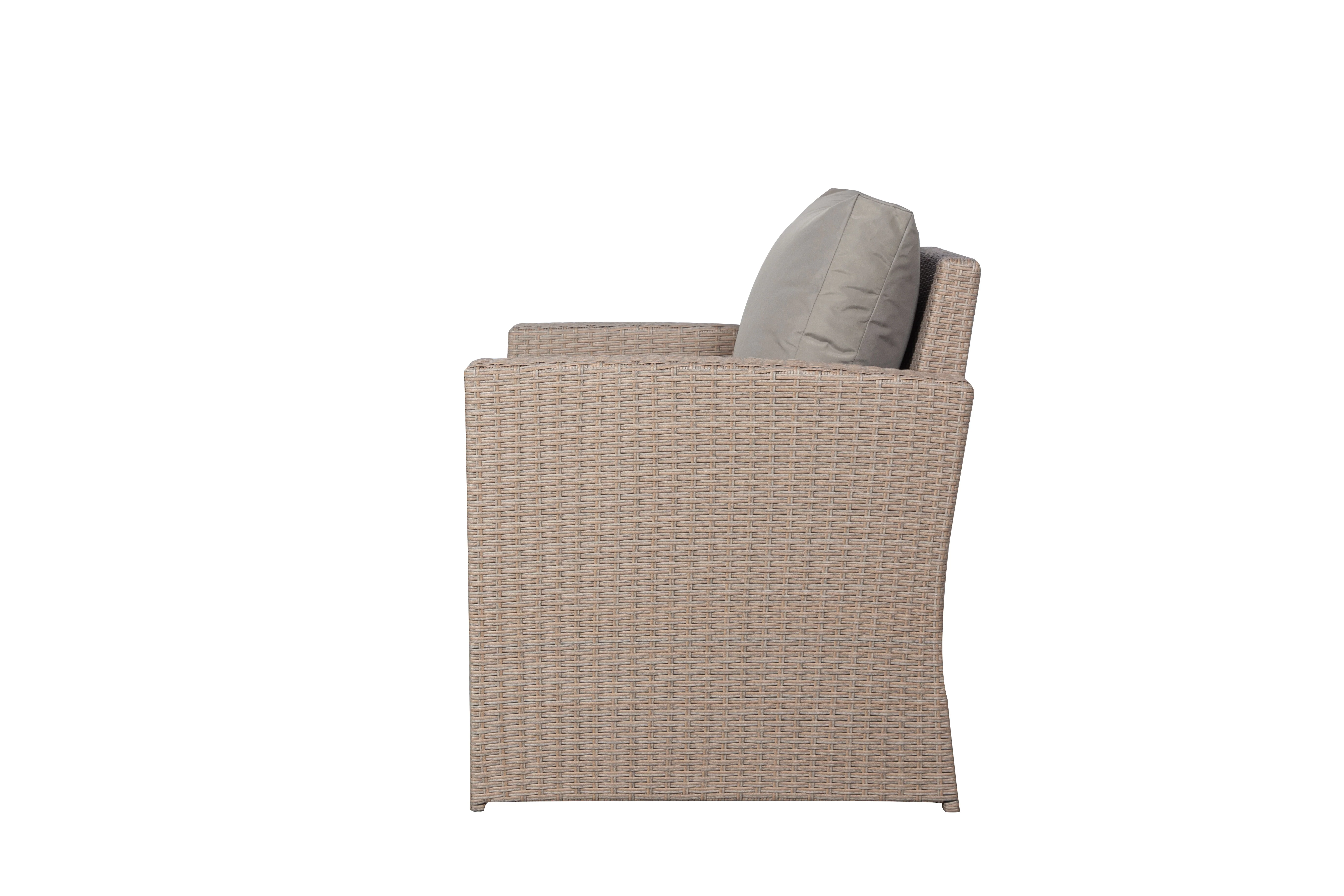Zante Left Hand Rattan Corner Sofa Set with Adjustable Rising Table – Natural - Image 10